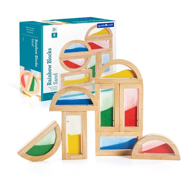 

Набір стандартних блоків Guidecraft Block Play Кольоровий пісок (G3014)