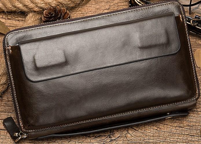 

Мужской кожаный клатч Tiding Bag 8039C