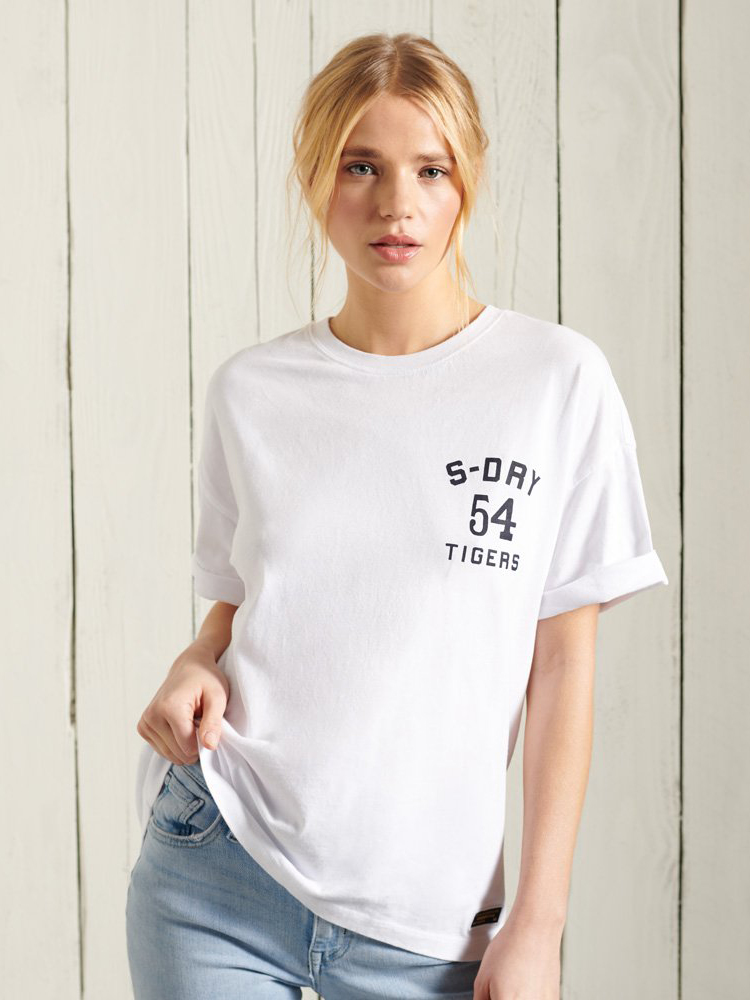 

Футболка Superdry Military Narrative Boxy Tee W1010468A;T7X M Brilliant White