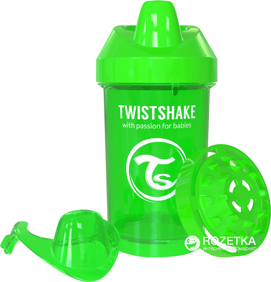 

Чашка-непроливайка Twistshake 300 мл Розовая (7350083120588)