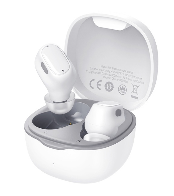 

Навушники безпровідні Baseus Encok WM01 True Wireless Earphones Білий (NGWM01-02)