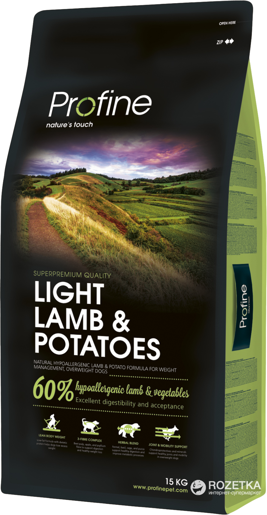 

Сухой гипоаллергенный корм для взрослых собак с избыточным весом Profine Light Lamb с ягненком и картофелем 15 кг