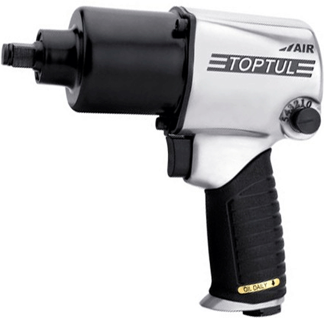 

Пневмогайковерт Toptul 1/2" 813 Нм 8000 об./хв