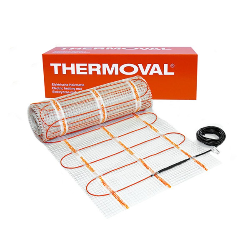 

Теплый пол THERMOVAL Двухжильный мат TV TO 50(керамика) 1020 Вт 6,0 м.кв (0,5х12м)