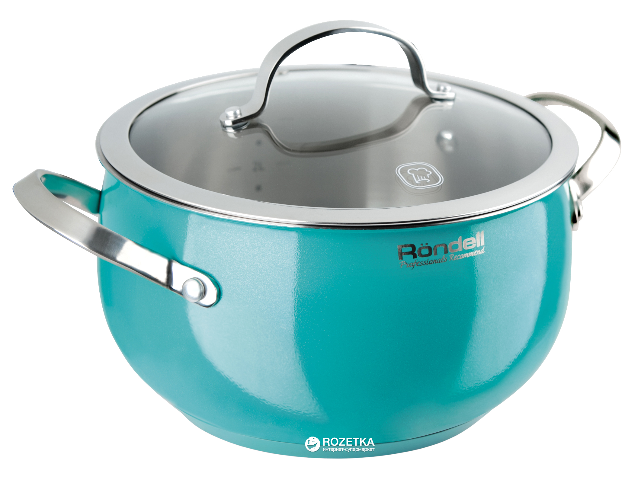 

Кастрюля Rondell Turquoise 3.8 л (RDS-718)