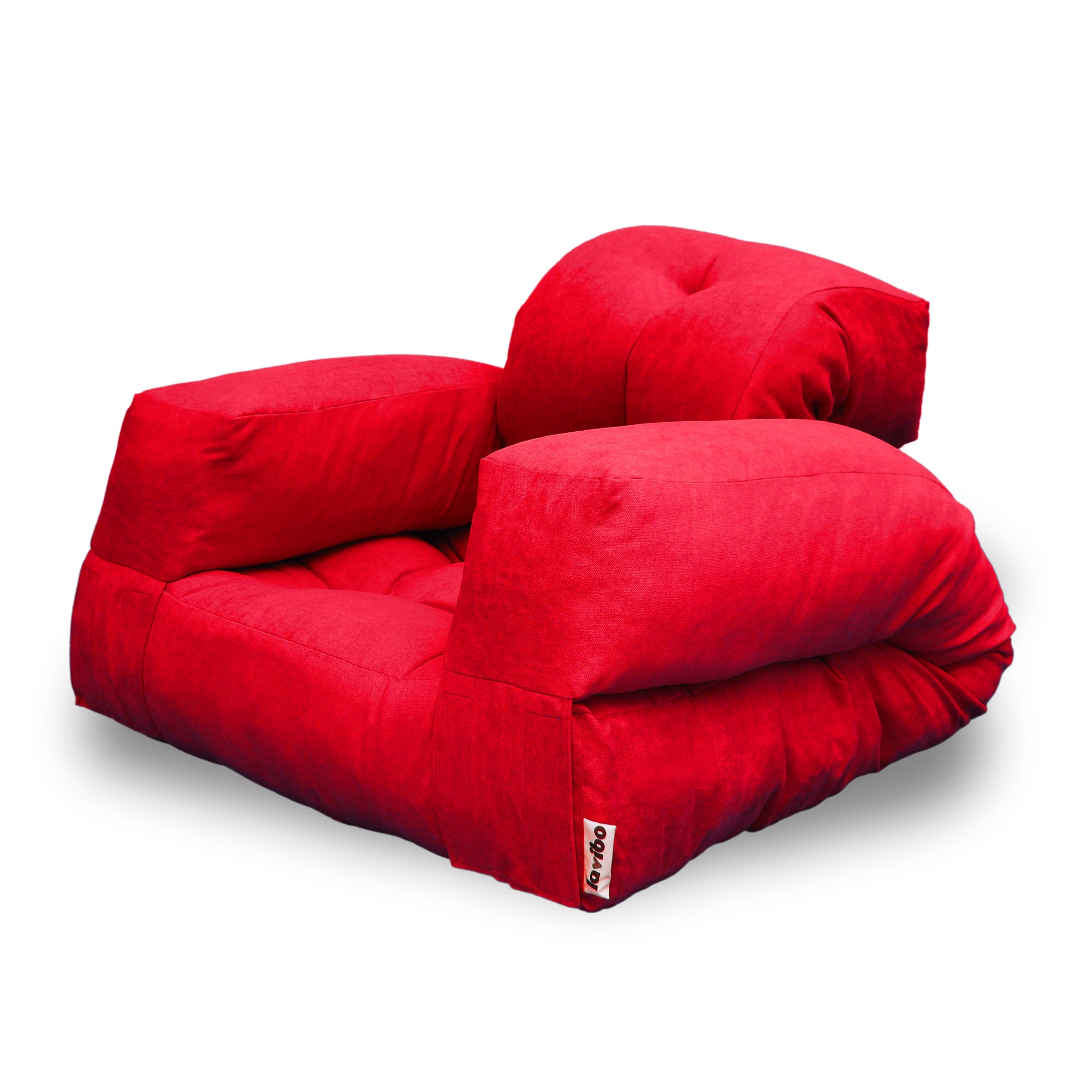 

Кресло трансформер бескаркасное Lavibo Ультра оксфорд S Красный 200х90х15 см