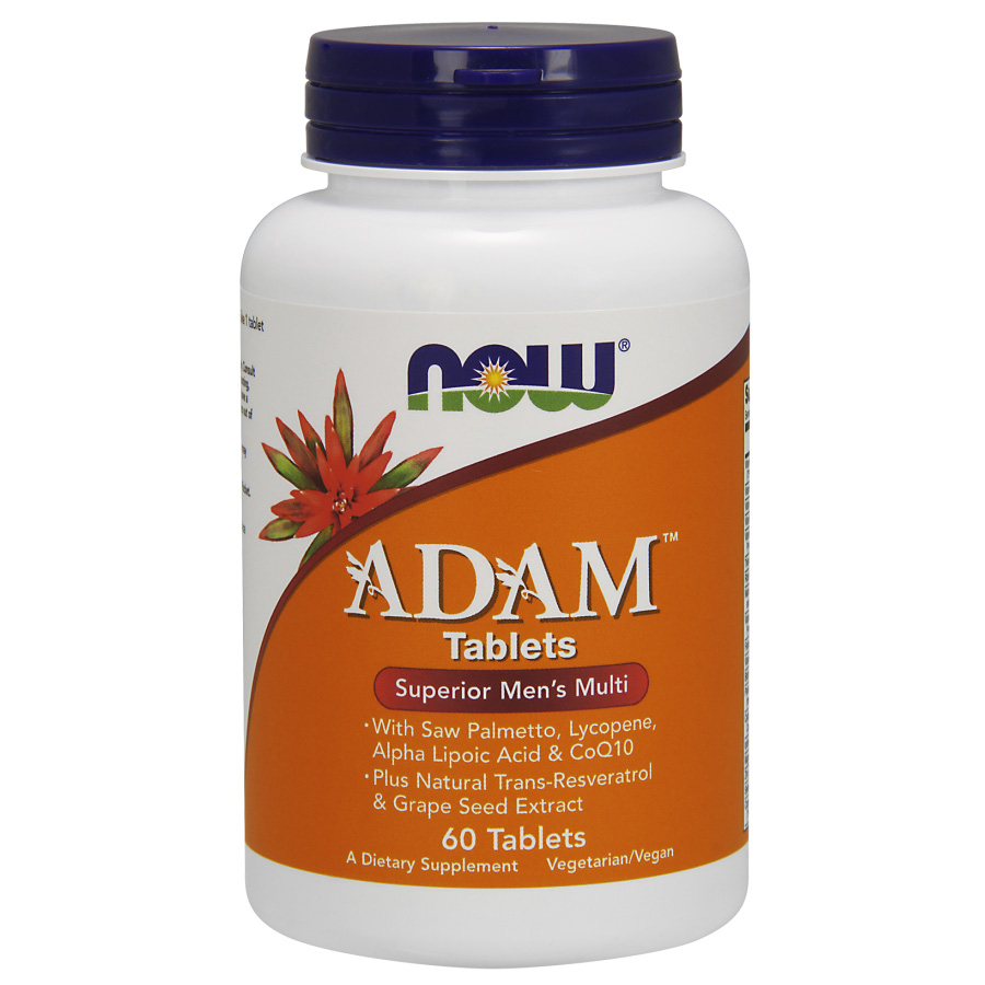 

Витамины NOW Adam Mens Multiple Vitamin Tablets 60 таб Без вкуса (576051)
