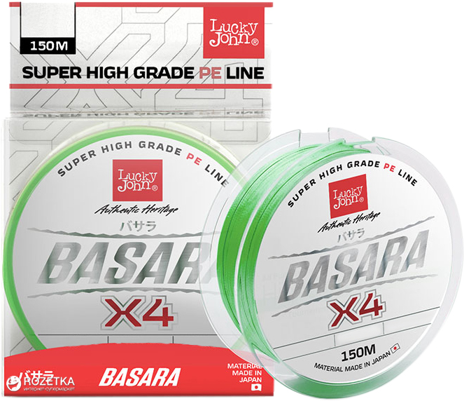 

Шнур Lucky John Basara 150 м 0.091 мм 3.9 кг (LJ4100-009)