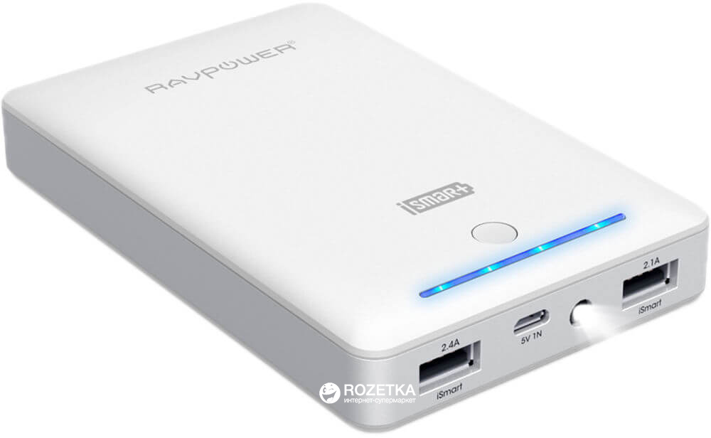 

УМБ RavPower 16750 mAh White (RP-PB19WH)
