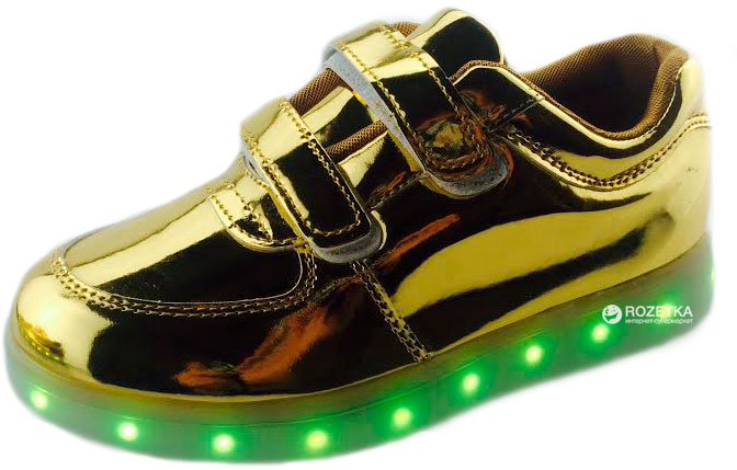 

Кроссовки StreetGo LED 33 20.5 см Gold