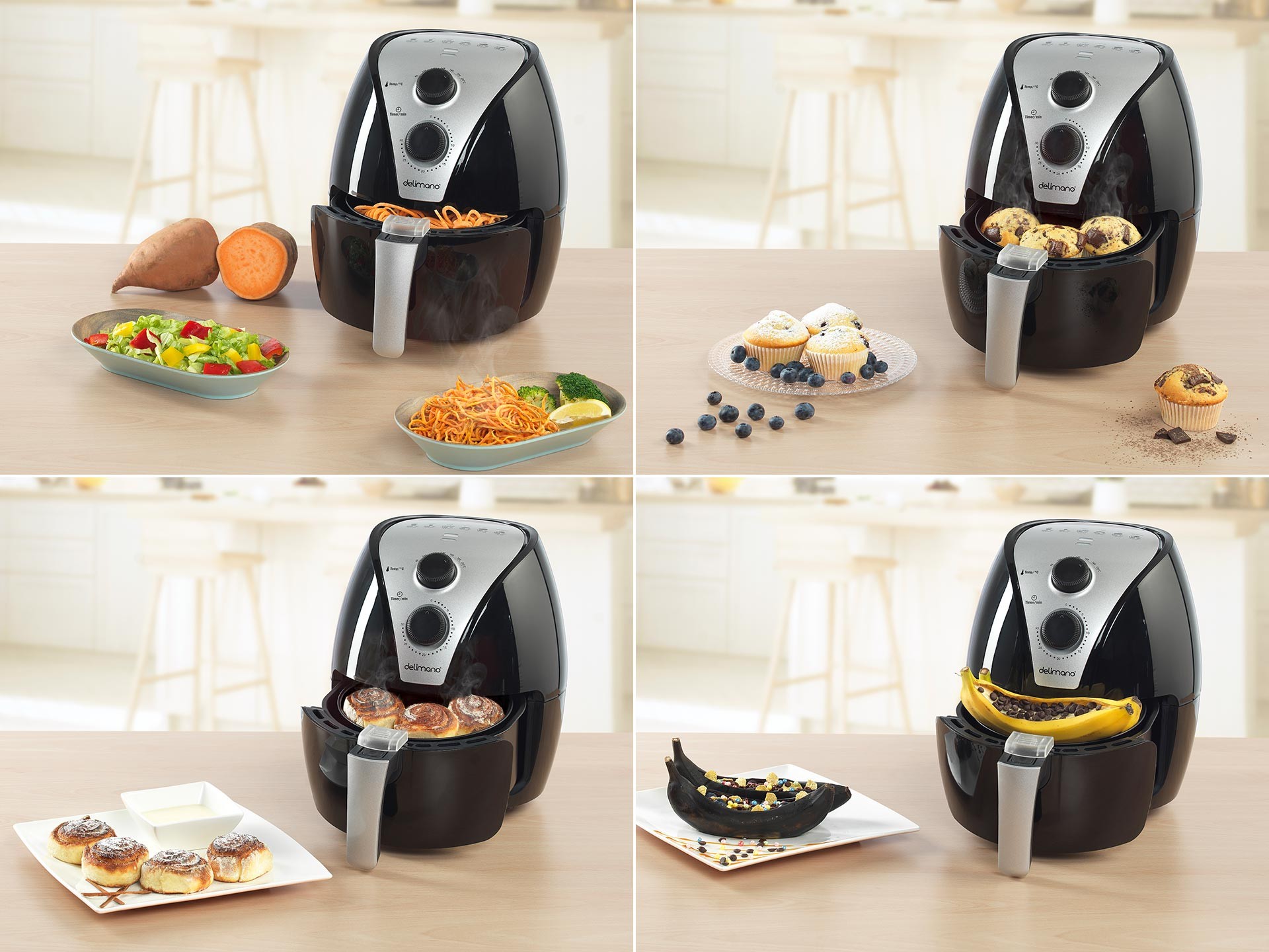 Мультипечь (Air Fryer) Delimano – фото, отзывы, характеристики в  интернет-магазине ROZETKA от продавца: SMTV | Купить в Украине: Киеве,  Харькове, Днепре, Одессе, Запорожье, Львове