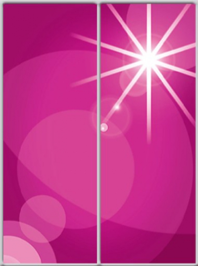 

Шкаф купе Luxe Studio Стандарт-1 Фотопечать Абстракция-1 2000x2000x450 двухдверный (9450)