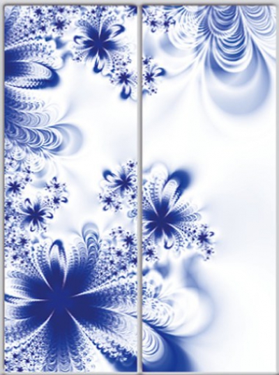 

Шкаф купе Luxe Studio Стандарт-1 Фотопечать Абстракция-6 1100x2100x450 двухдверный