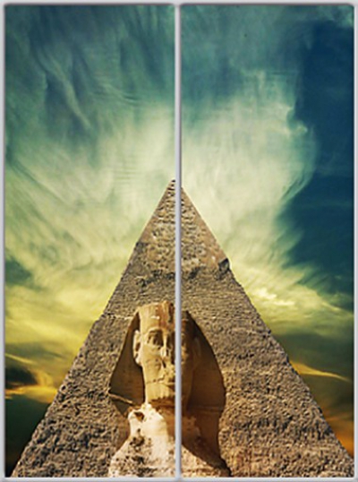 

Шкаф купе Luxe Studio Стандарт-1 Фотопечать Архитектура-10 2000x2100x450 двухдверный