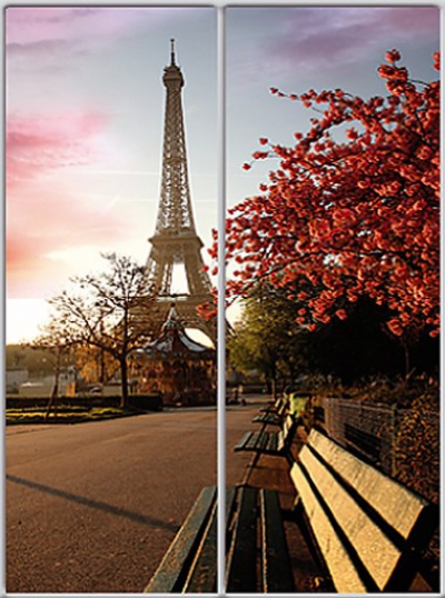 

Шкаф купе Luxe Studio Стандарт-1 Фотопечать Архитектура-23 1600x2200x450 двухдверный