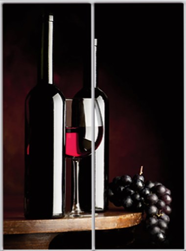 

Шкаф купе Luxe Studio Стандарт-1 Фотопечать HoReCa-5 1300x2200x450 двухдверный