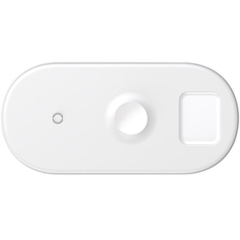 

БЗУ Baseus Smart 3 в 1 (WX3IN1-C02) 18W White (Phone + Watch +Pods)