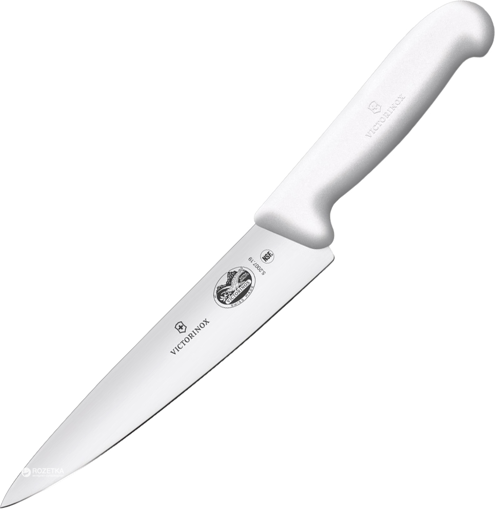 

Профессиональный нож Victorinox Fibrox Carving гастрономический 190 мм White (5.2007.19)