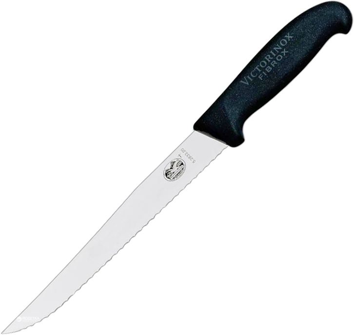 

Профессиональный нож Victorinox Fibrox Slicing для нарезки 200 мм Black (5.2833.20)