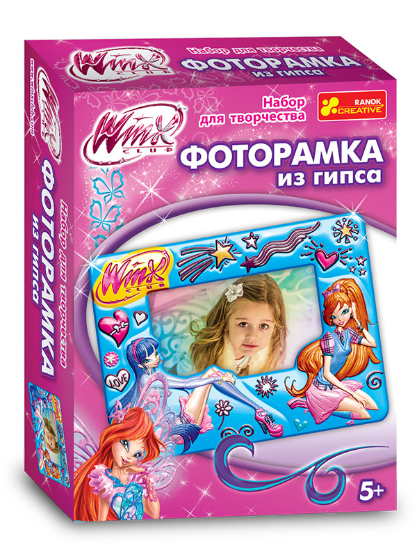 

Набор для творчества Фоторамочка из гипса. Winx