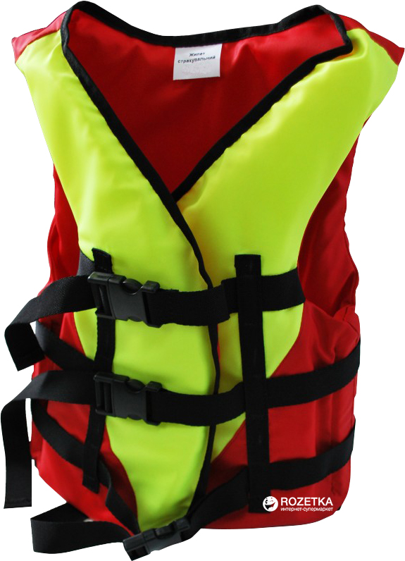 

Жилет страховочный Champion 30-50 кг Red-Yellow (А00080)
