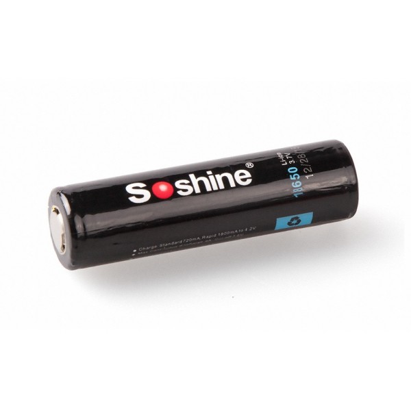 

Аккумулятор литиевый Li-Ion 18650 Soshine 3.7V (3600mAh), защищенный