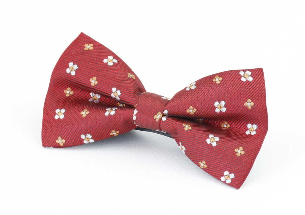 

Красная Bow Tie House™ бабочка с бело-желтыми цветочками 07024
