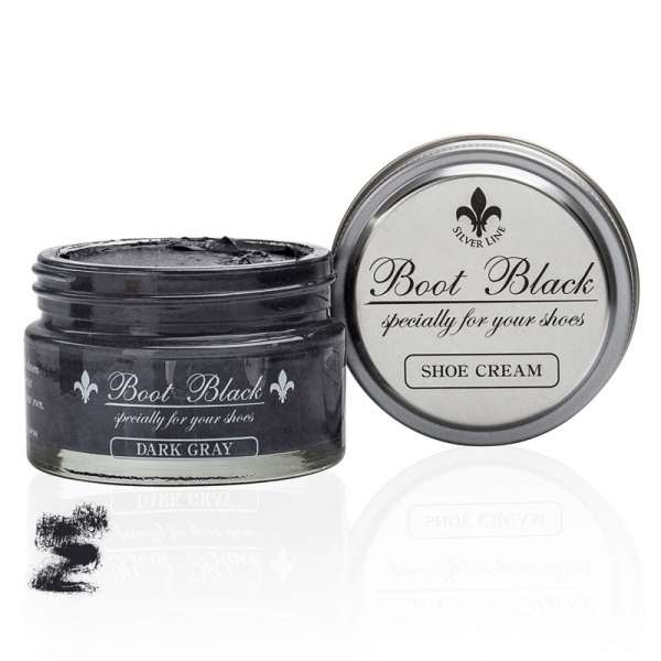 

Крем для обуви темно серый 065 Boot Black Shoe Cream, 55 мл