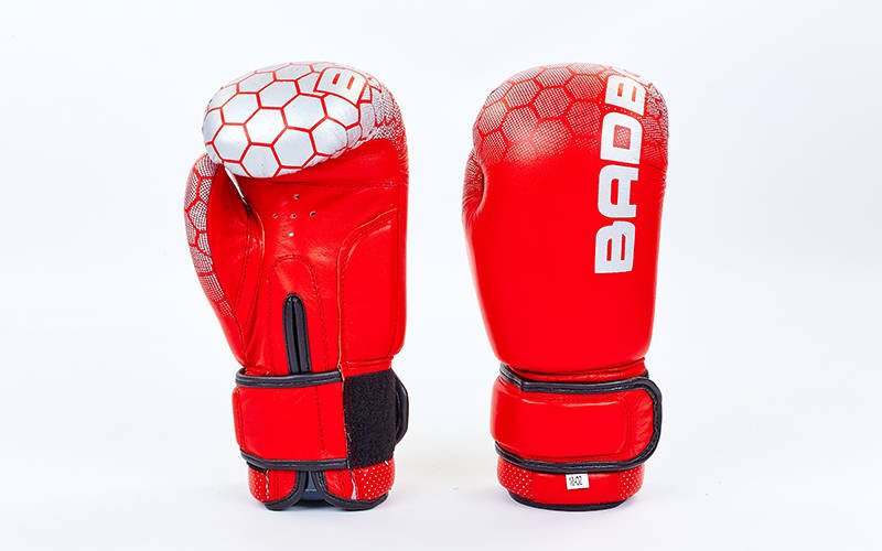 

Перчатки боксерские кожаные Bad Boy MA-5434-R вес 10oz Красный
