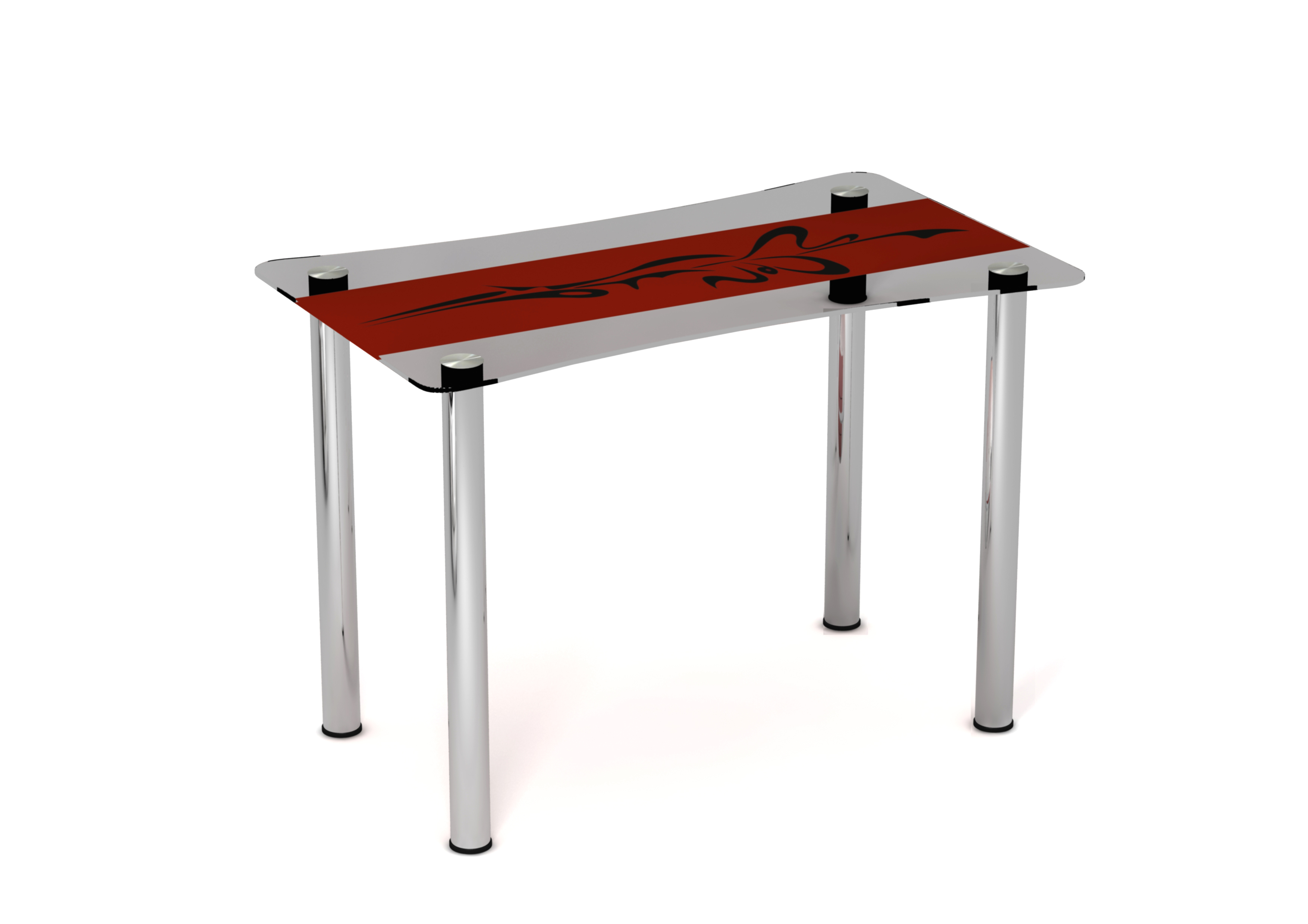 

Стол Sentenzo САМУРАЙ 1100x650x750 Черно-бордовый