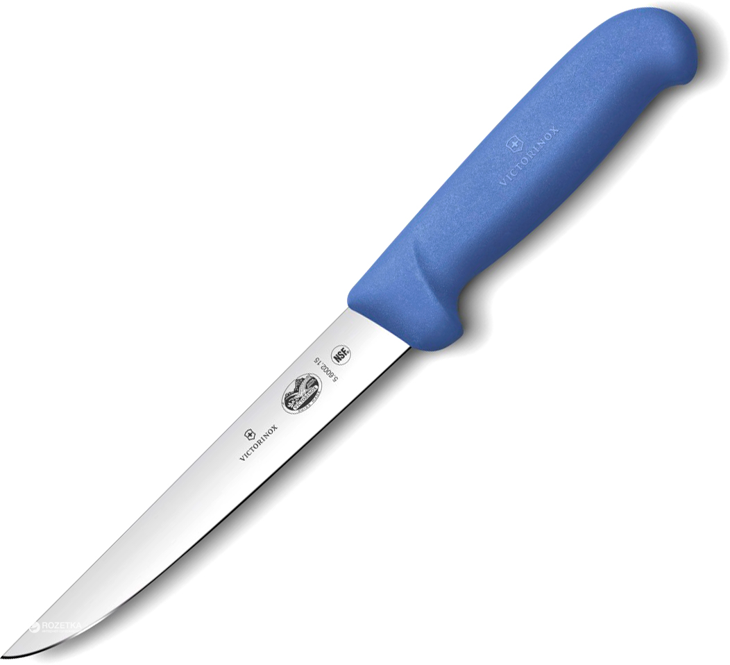 

Кухонный нож Victorinox Fibrox обвалочный 150 мм Blue (5.6002.15)
