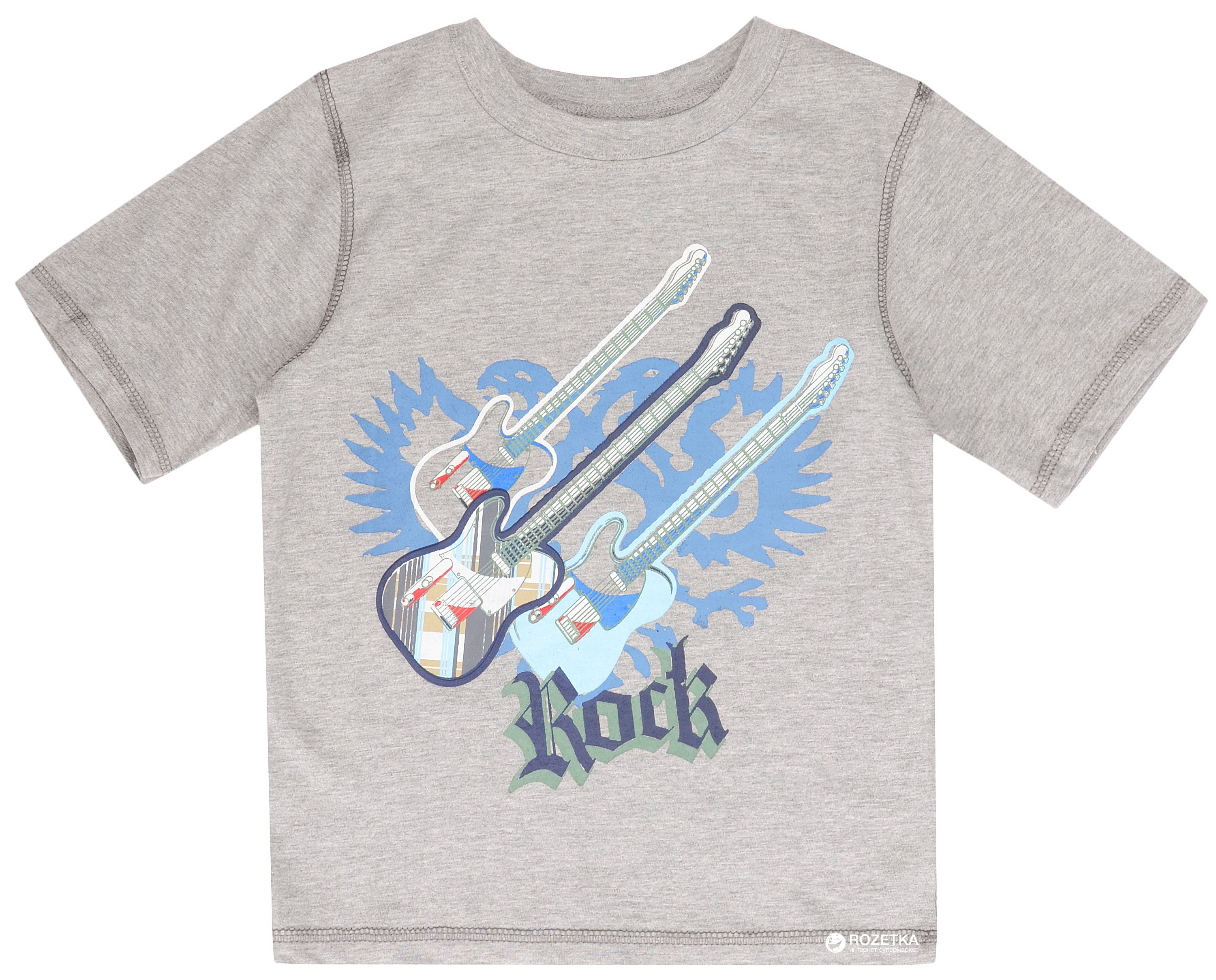 

Футболка WonderKids Гитара 110-116 см Серая