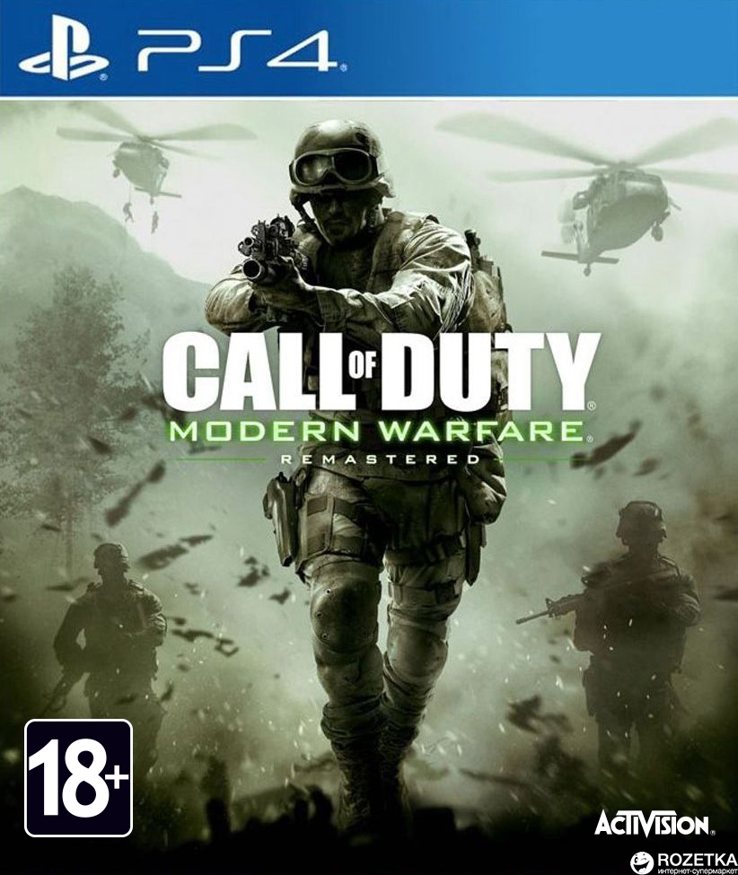 

Игра Call of Duty 4: Modern Warfare Remastered для PS4 (Blu-ray диск, Russian version)
