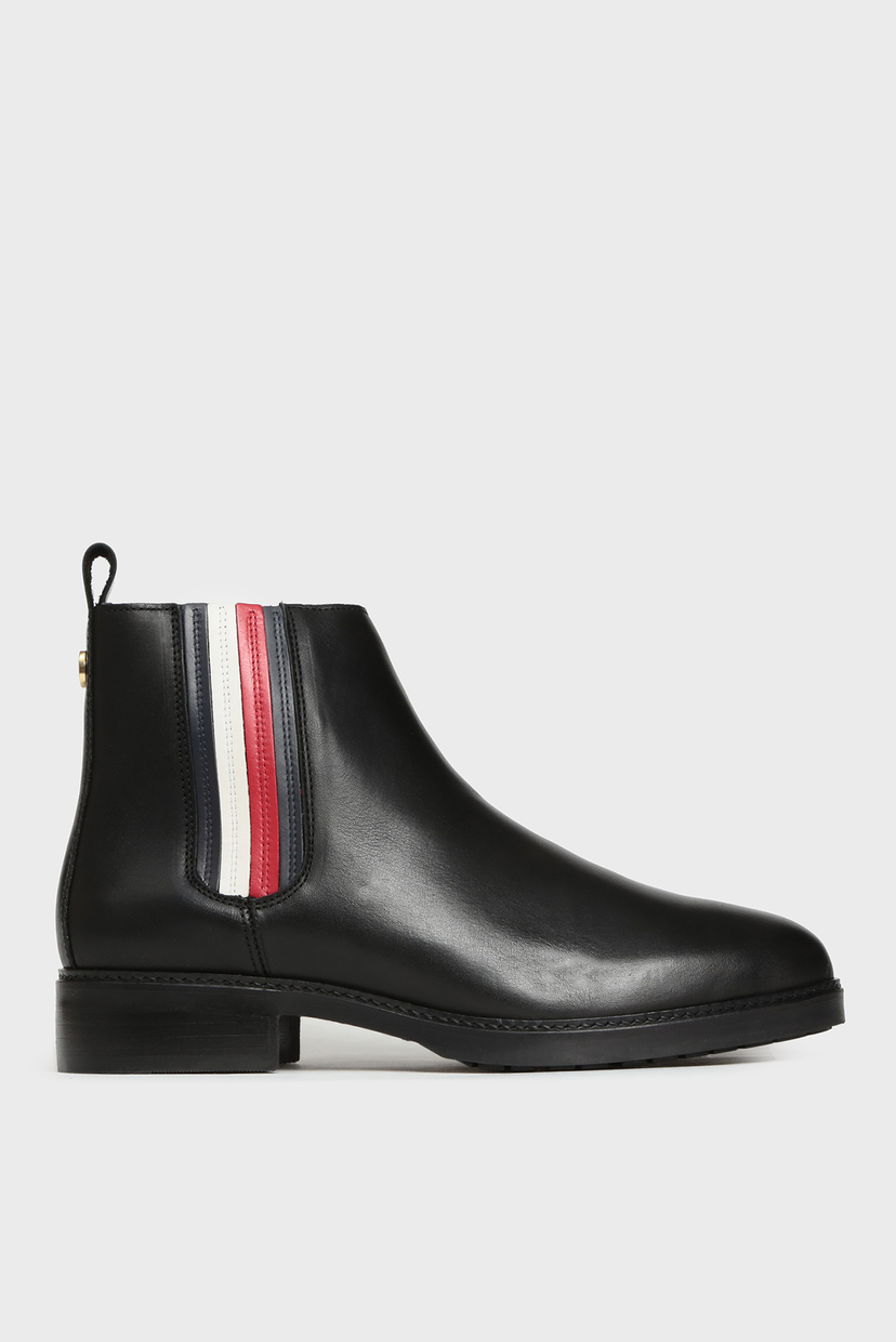 

Женские черные кожаные челси Tommy Hilfiger 37 FW0FW04631