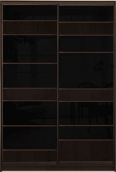 

Шкаф купе Luxe Studio Стандарт-1 Цветной комбинированный фасад-18 1800x2300x450 двухдверный