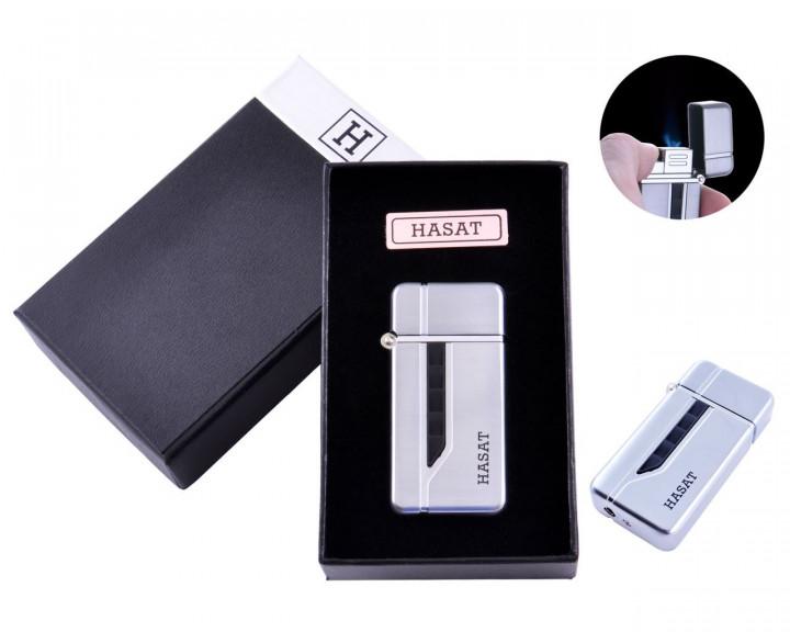 

Зажигалка в подарочной коробке HASAT (Турбо пламя) №4310 Black Moongrass