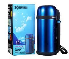 

Термос ZOJIRUSHI SF-CC15AH, 1.5L, синий (складная ручка + ремешок)