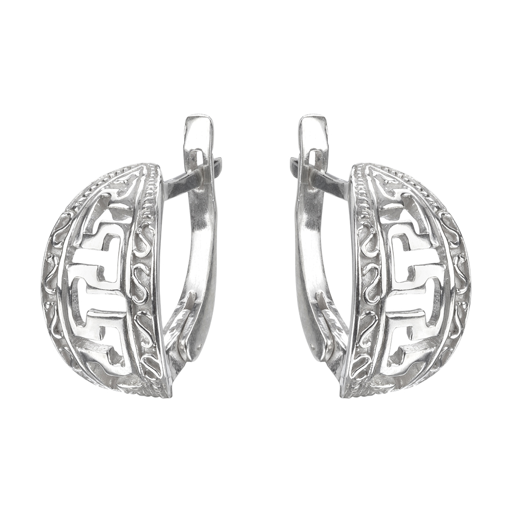 

Серьги из серебра Сорока СГ-297