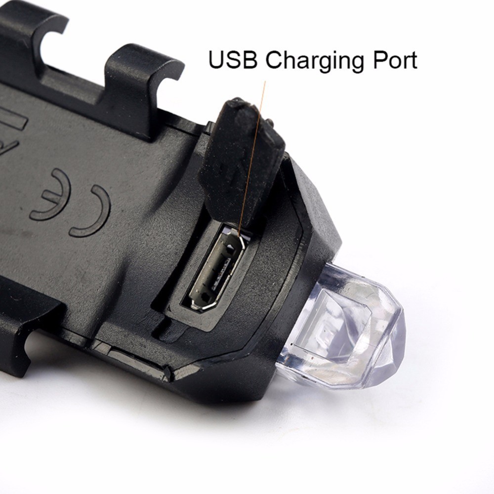 

Фонарь Велосипедный с встроенный аккумулятор Li-ion BS-216 USB красный