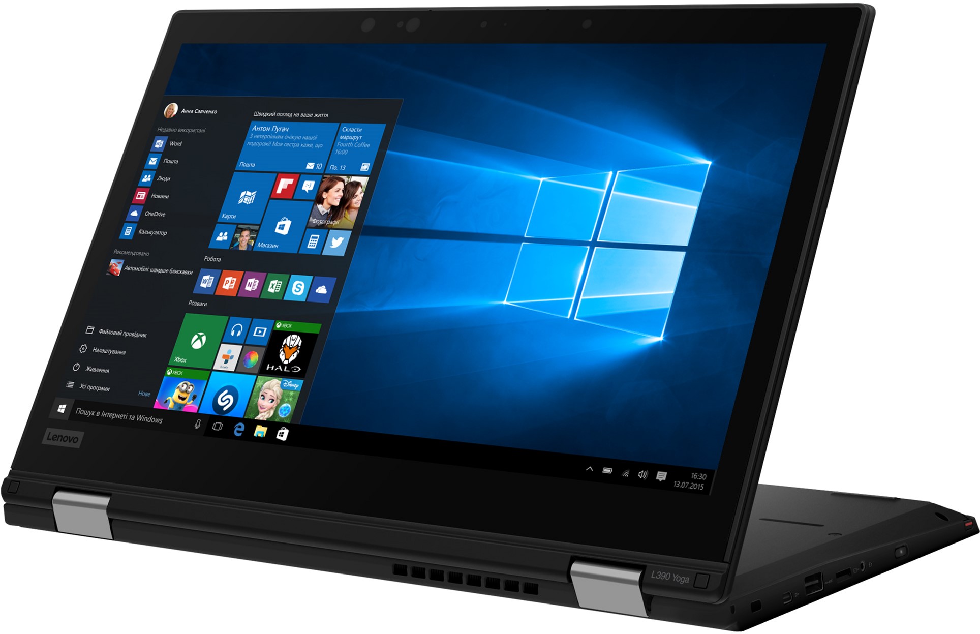 Ноутбук Lenovo ThinkPad L390 Yoga (20NT001MRT) Black – фото