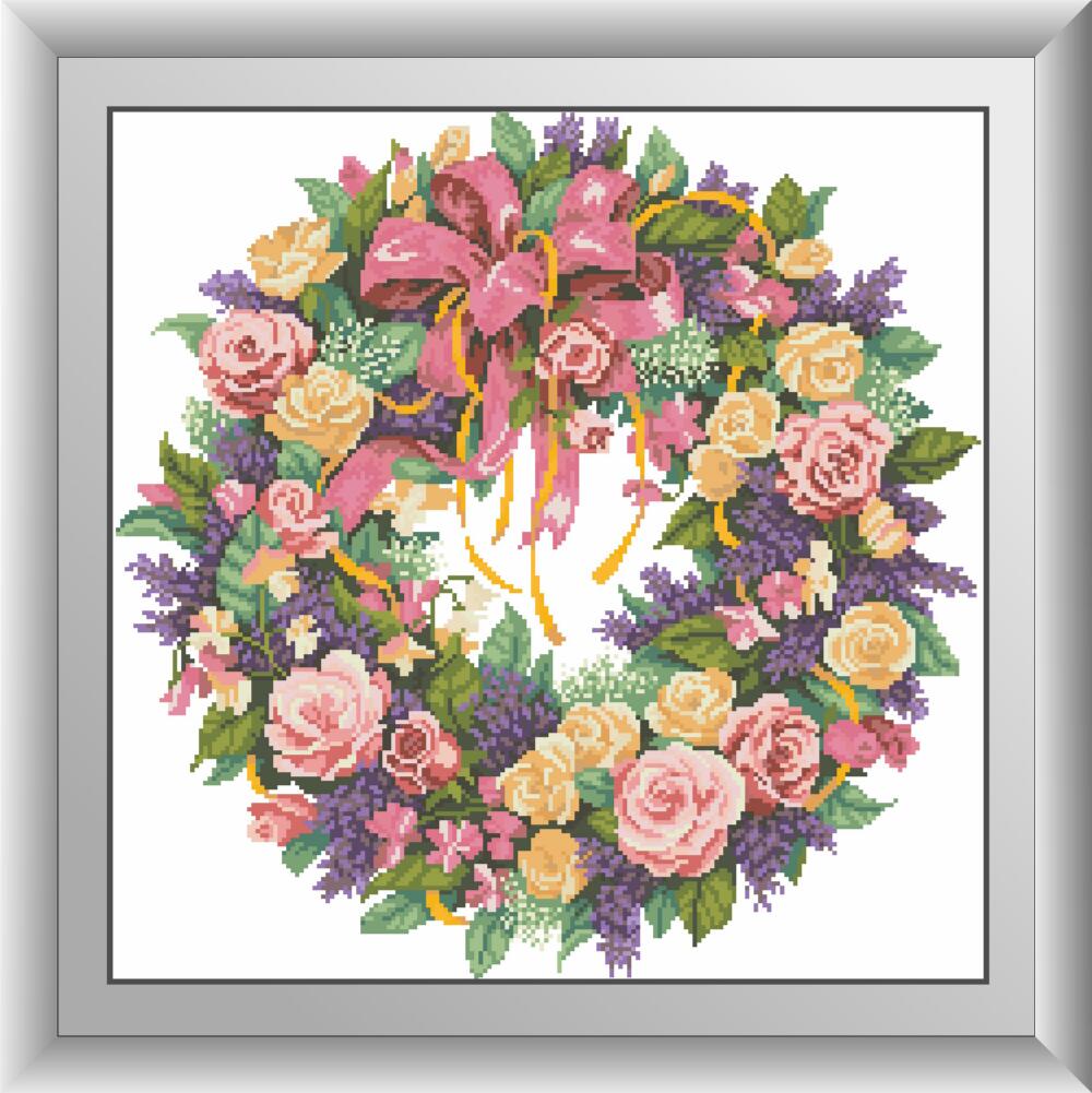 

Набор алмазной живописи Dream Art Венок из роз