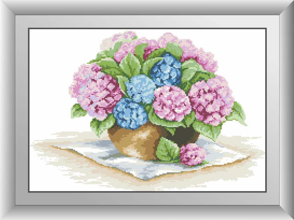 

Набор алмазной живописи Dream Art Гортензии в вазе