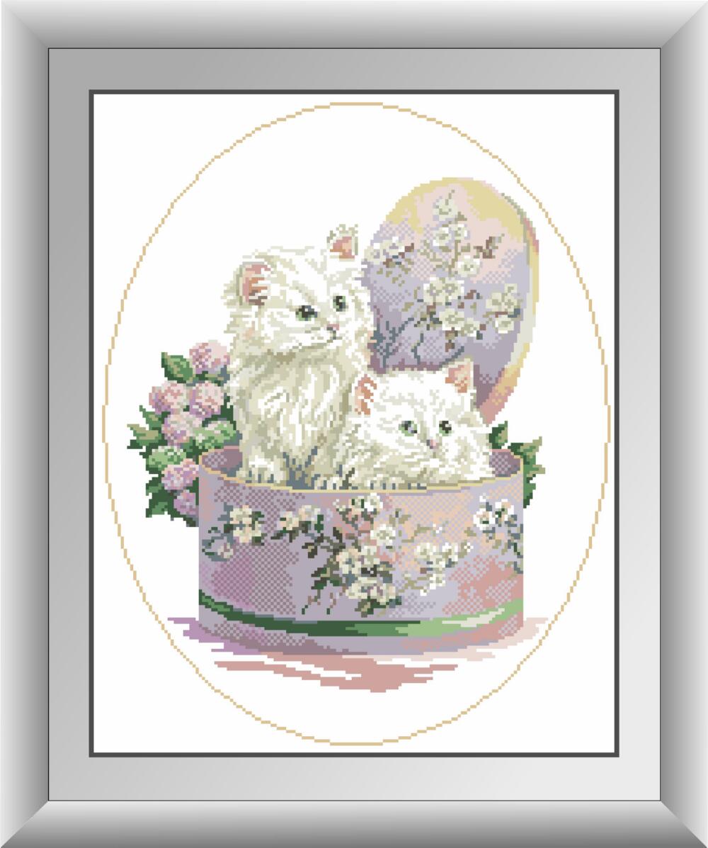 

Набор алмазной живописи Dream Art Подарок (котята)