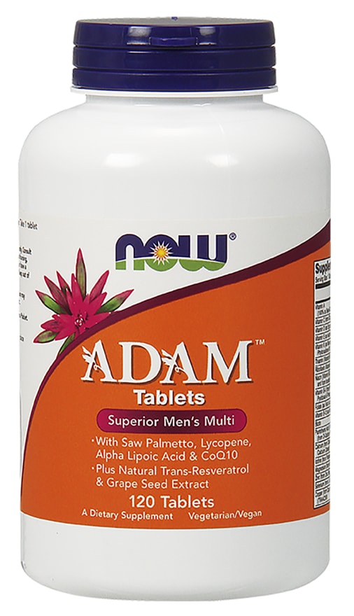 

Витамины NOW Adam Mens Multiple Vitamin Tablets 120 таб Без вкуса (656051)