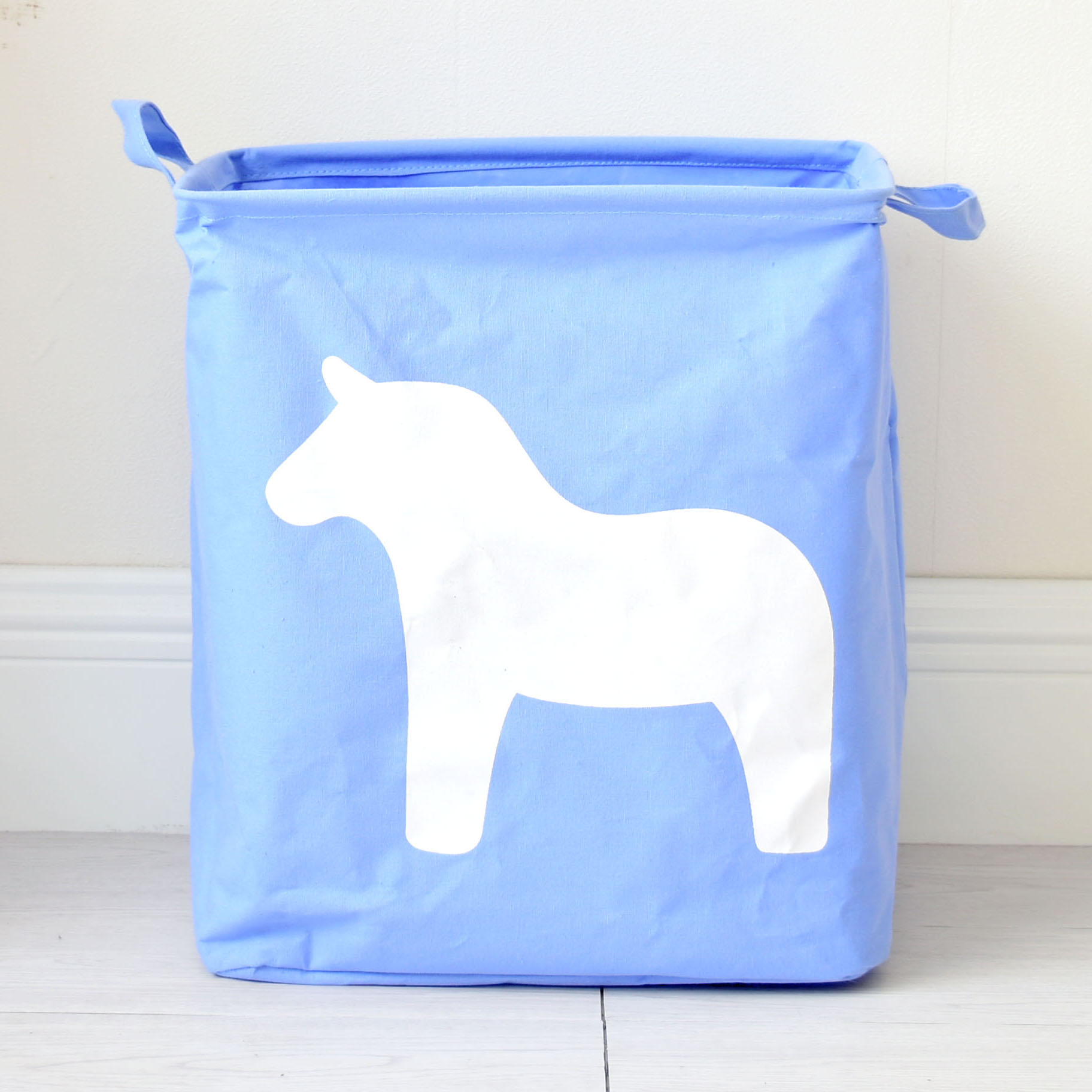 

Корзина для игрушек, белья, хранения Лошадь, голубой Berni Home Голубой (43478)