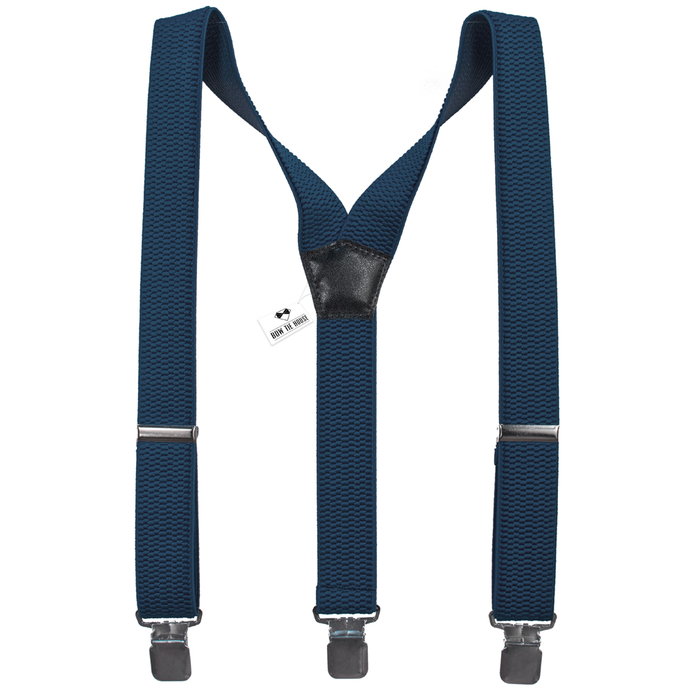

Подтяжки Bow Tie House мужские широкие синий джинс Y4 см 07850