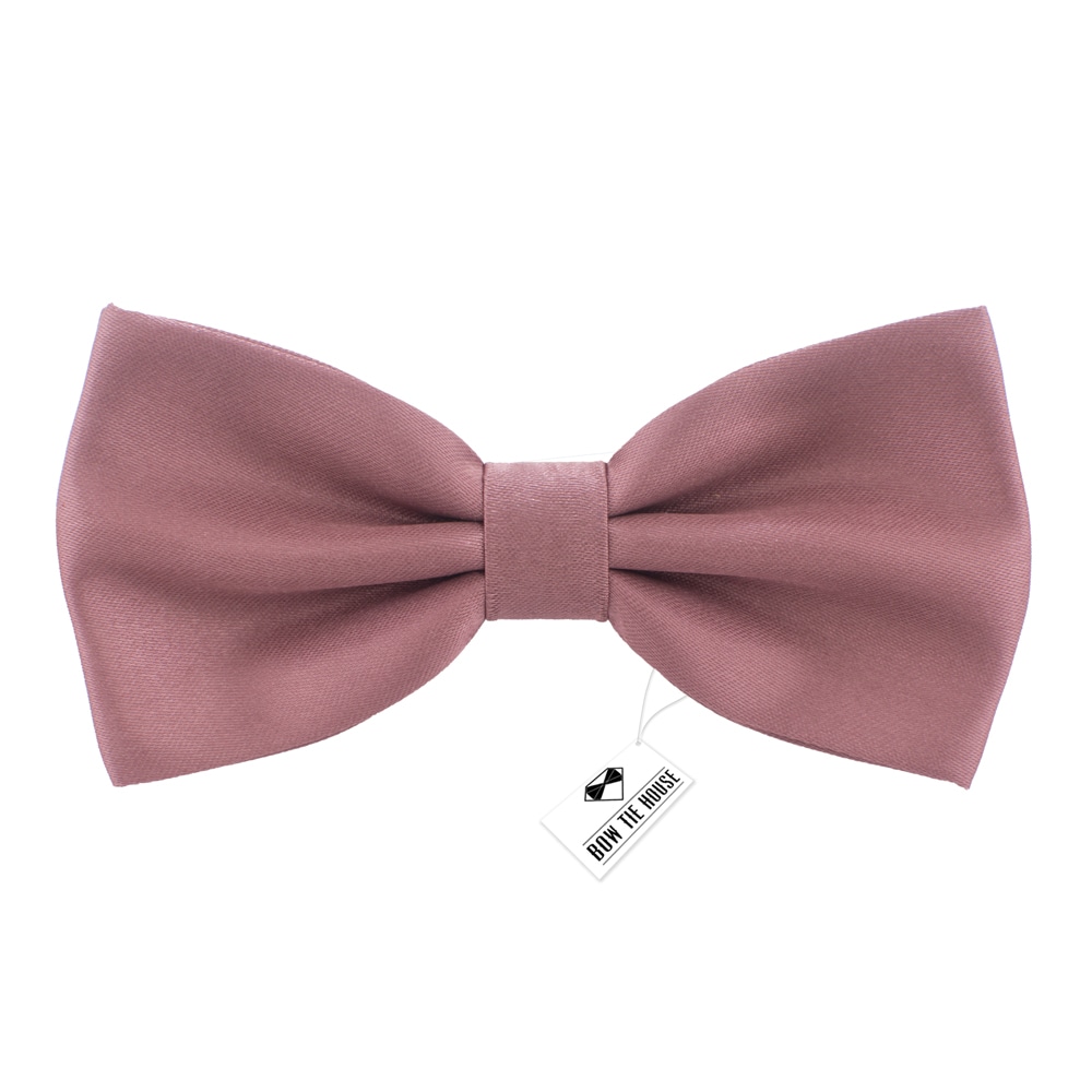

Бабочка Bow Tie House большая атласная цвета пыльная роза 09562L