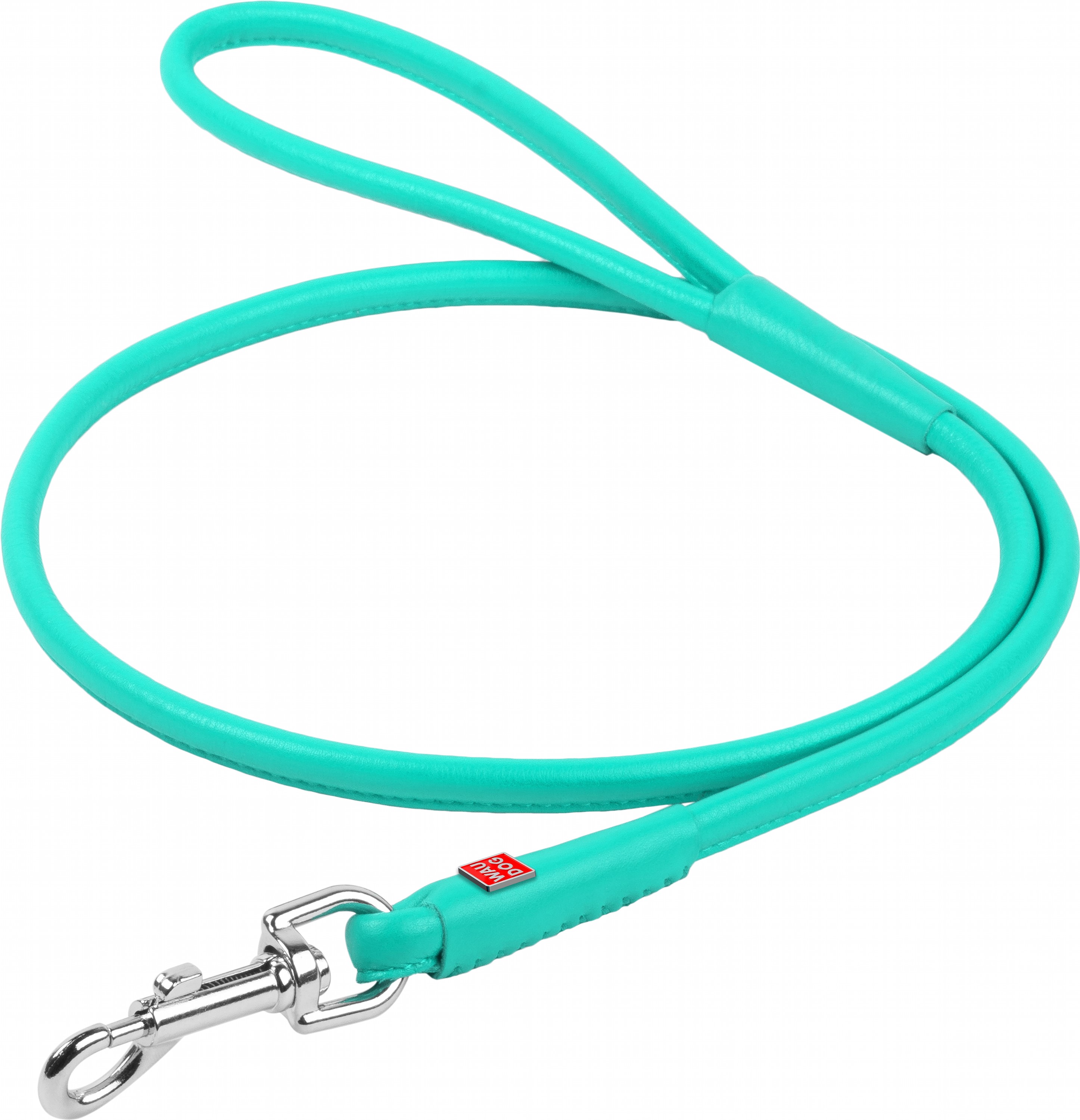 

Поводок для собак кожаный Collar WAUDOG Glamour круглый, XS, Д 6 мм, Дл 122 см