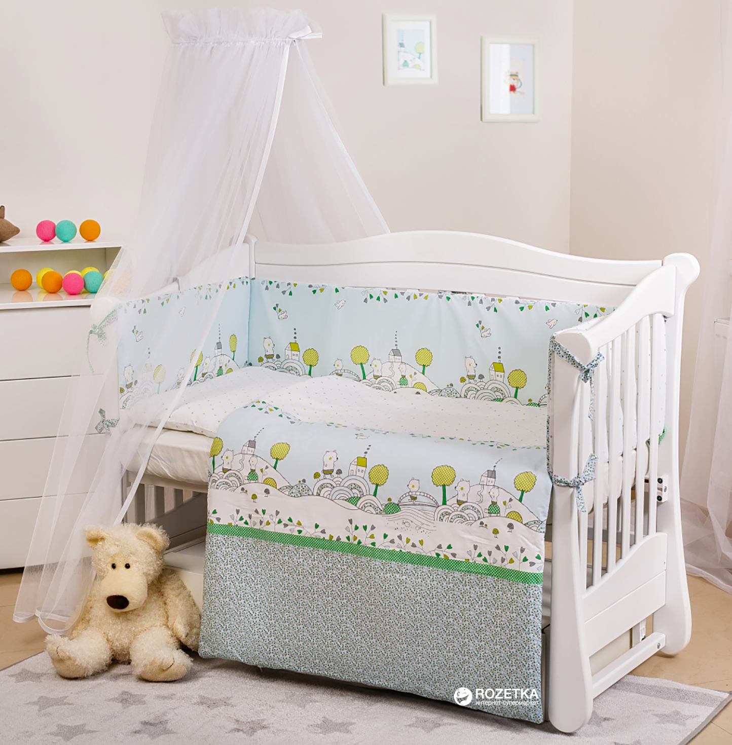 

Комплект постельного белья Twins Eco Line E-010 Village 90х120 (7137)