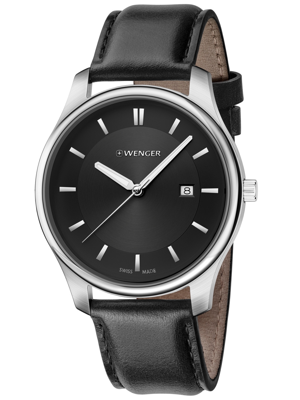

Часы Wenger 01.1441.101 City Classic Herren 43mm 3ATM